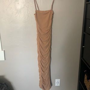 Nude Mesh Dress